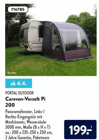 Aldi Nord Portal Outdoor Caravan-vorzelt Pi Angebot