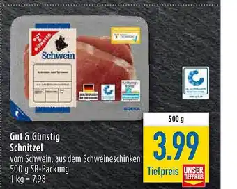 diska Gut & Günstig Schnitzel Angebot