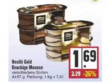 Edeka Nestlé Gold Knackige Mousse Angebot