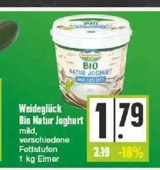 Edeka Weideglück Bio Natur Joghurt Angebot