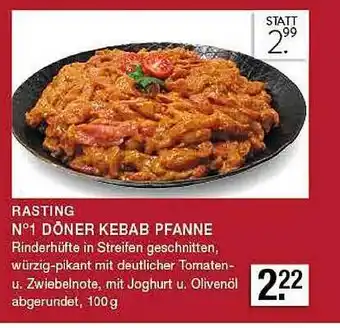 Edeka Zurheide Rasting N°1 Döner Kebab Pfanne Angebot