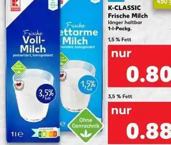 Kaufland K-classic Frische Milch Angebot