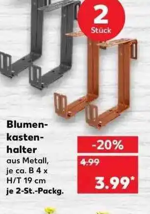 Kaufland Blumenkastenhalter Angebot