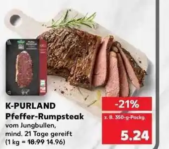 Kaufland K-purland Pfeffer-rumpsteak . Angebot