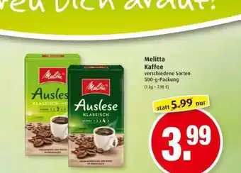 Markant Melitta Kaffee Angebot