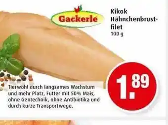 Markant Gackerle Kikok Hähnchenbrust Filet Angebot