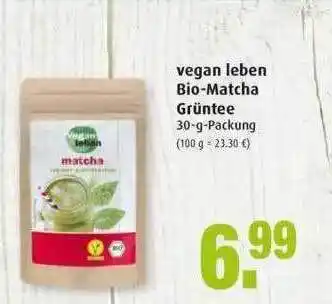 Markant Vegan Leben Bio Matcha Grüntee Angebot