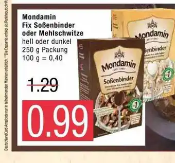 Marktkauf Mondamin Fix Soßenbinder Oder Mehlschwitze Angebot