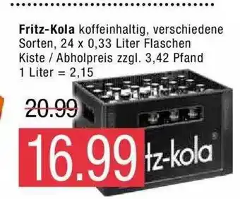 Marktkauf Fritz-kola Angebot