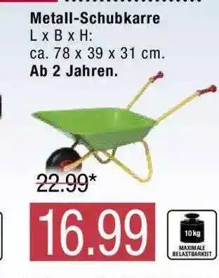 Marktkauf Metall-schubkarre Angebot