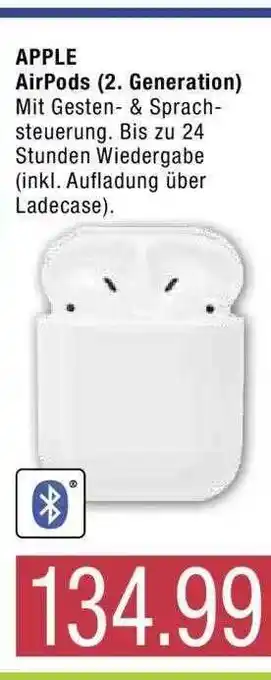 Marktkauf Apple Airpods (2-generation) Angebot