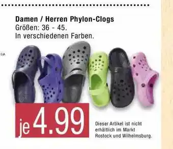 Marktkauf Damen-herren Phylon-clogs Angebot