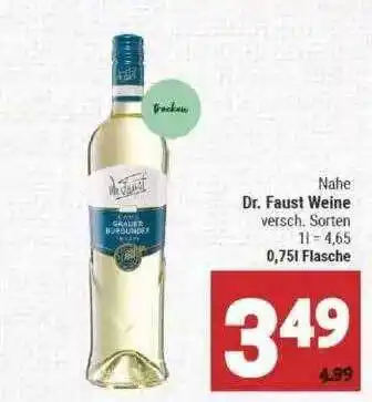 Marktkauf Nahe Dr. Faust Weine Angebot