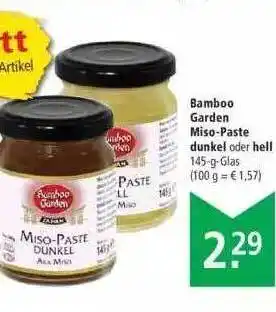 Marktkauf Bamboo Garden Miso-paste Dunkel Oder Hell Angebot