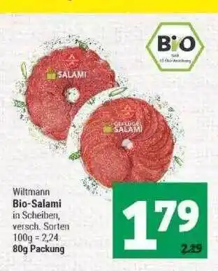 Marktkauf Witlmann Bio-salami Angebot