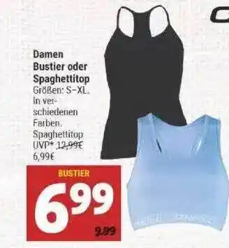 Marktkauf Damen Bustier Oder Spaghettitop Angebot