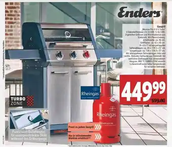 Marktkauf Gasgrill „monroe Pro X 3 S Turbo” Enders Angebot