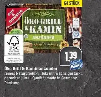 Scheck-in-Center öko Grill & Kaminanzünder Angebot