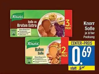 E-Center Knorr Soße Angebot