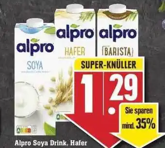 Edeka Alpro Soya Drink, Hafer Angebot