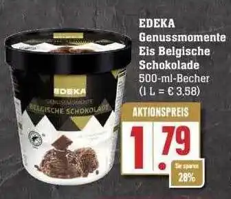 Edeka Edeka Genussmomente eis Belgische Schokolade Angebot