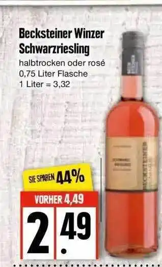 Edeka Becksteiner Winzer Schwarzriesling Angebot