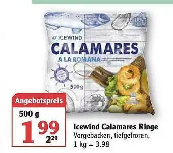 Globus Icewind Calamares Ringe Angebot