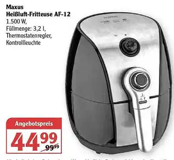 Globus Maxus Heißluft-fritteuse AF-12 Angebot