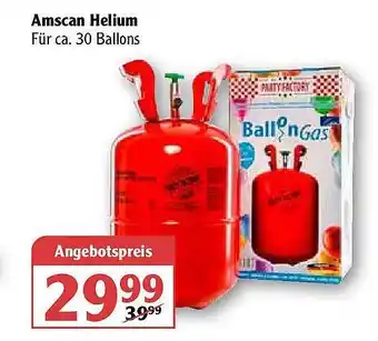 Globus Amscan Helium Angebot