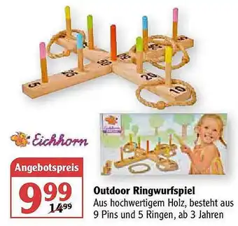 Globus Outdoor Ringwurfspiel Eichhorn Angebot