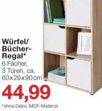 Jawoll Würfel Bücherregal Angebot