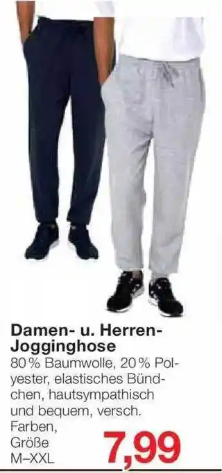 Jawoll Damen- U. Herren-jogginghose Angebot