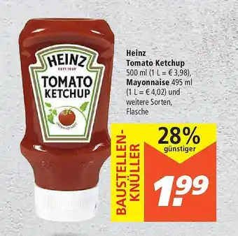 Marktkauf Heinz Tomato Ketchup Mayonnaise Angebot