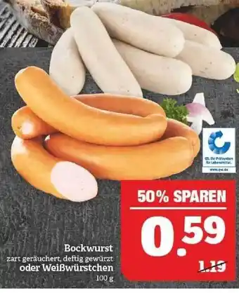 Marktkauf Bockwurst Oder Weißwürstchen Angebot