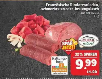 Marktkauf Französische Rinderrouladen -schmorbraten Oder -bratengulasch Angebot