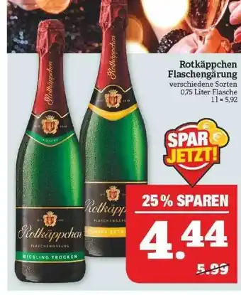 Marktkauf Rotkäppchen Flaschengärung Angebot