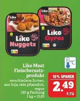 Marktkauf Like Meat Fleischersatz-produkt Angebot