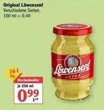 Globus Original Löwensenf Angebot