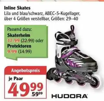 Globus Inline Skates Hudora Angebot