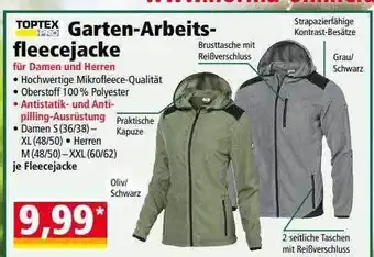 Norma Toptex Pro Garten-arbeits-fleecejacke Angebot