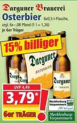 Norma Darguner Brauerei Osterbier Angebot