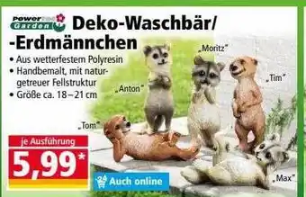 Norma Deko-waschbär-erdmännchen Powertec Garden Angebot