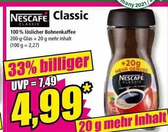 Norma Nescafé Classic Angebot