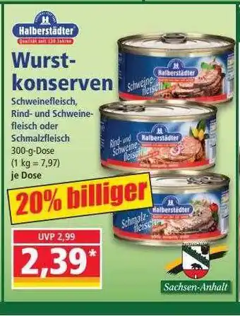 Norma Halberstadter Wurst-konserven Angebot