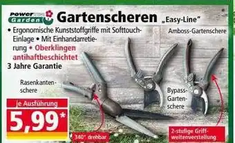 Norma Powertec Garden Gartenscheren Angebot