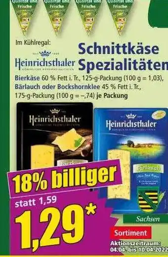 Norma Heinrichsthaler Schinttkäse Spezialitäten Angebot