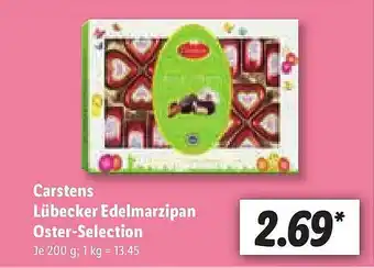 Lidl Carstens Lübecker Edelmarzipan Oster-selection Angebot