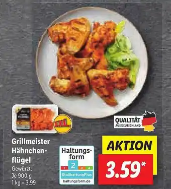 Lidl Grillmeister Hähnchen-flügel Angebot