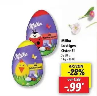 Lidl Milka Lustiges Oster Ei Angebot