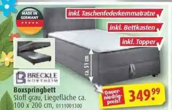 ROLLER Breckle Boxspringbett Angebot